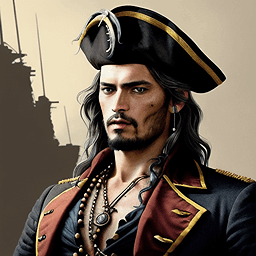 Pirates of the Caribbean AI avatar/profile picture for men